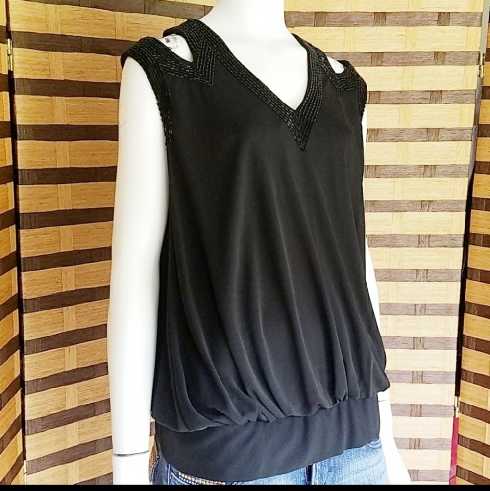 Vintage! Gilberts for Tally beaded open shoulder